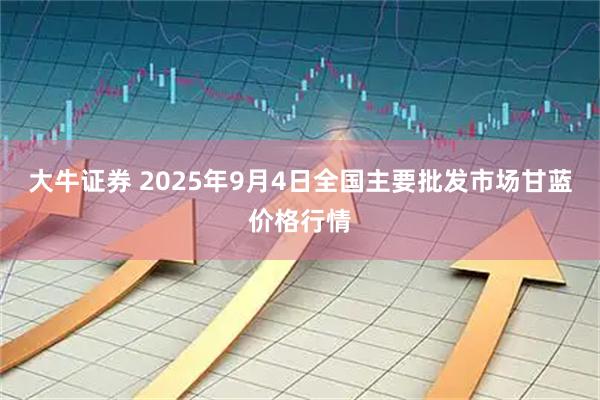 大牛证券 2025年9月4日全国主要批发市场甘蓝价格行情