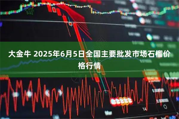 大金牛 2025年6月5日全国主要批发市场石榴价格行情